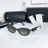  Kính mát Chanel 9181Q dáng mắt mèo nhựa acetate cao cấp fullbox 