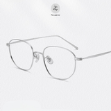  Gọng kính Zay Eyewear 98730 dáng đa giác Titanium phong cách Hàn Quốc 