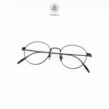  Gọng kính Zay Eyewear 8807 dáng tròn titanium phong cách Hàn Quốc 