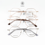  Gọng kính Velocity VL23596 dáng đa giác thép không gỉ chính hãng fullbox 