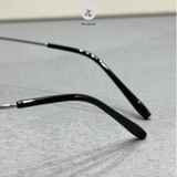  Gọng kính nửa khung 16844 dáng tròn  titanium cao cấp 