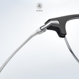  Gọng kính nửa khung Zay Eyewear 15243 dáng tròn titanium phong cách Hàn Quốc 