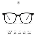  Gọng kính Zay Eyewear TR17205 dáng vuông nhựa TR90 phong cách hàn quốc 