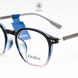  Gọng kính Ziozia KHHSIT7023 dáng tròn Nhựa acetate fullbox chính hãng 