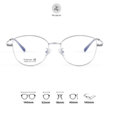  Gọng kính Zay Eyewear P90365 dáng mắt mèo Titanium phong cách Hàn Quốc 