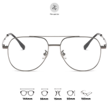  Gọng kính Zay Eyewear 98584 dáng phi công titanium phong cách Hàn Quốc 
