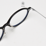 Gọng kính Zay Eyewear 1801 dáng oval phong cách Hàn Quốc 