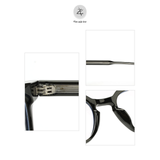  Gọng kính Zay Eyewear TR 17175 dáng vuông nhựa TR90 phong cách hàn quốc 