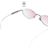  Gọng kính Gentle Monster MM216 dáng oval titanium cao cấp fullbox 