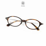  Gọng kính V8008T dáng mắt mèo nhựa acetate & titanium cao cấp 