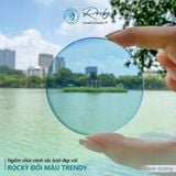  Tròng kính Rocky Đổi màu Trendy Lọc ánh sáng xanh 1.56 SHMC chính hãng 