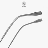  Gọng kính Zay Eyewear 98717 dáng đa giác titanium phong cách Hàn Quốc 
