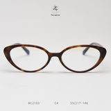  Gọng kính Zay Eyewear BC 2103 dáng mắt mèo nhựa acetate phong cách hàn quốc 