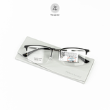  Gọng kính xẻ cước Helen Keller H82070 dáng vuông Titanium chính hãng fullbox 