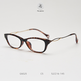  Gọng kính Zay Eyewear G6025 dáng mắt mèo TR90 phong cách Hàn Quốc 