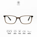  Gọng kính Zay Eyewear Judd dáng vuông nhựa acetate phong cách Hàn Quốc 