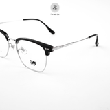 Gọng kính nửa khung GAMA 95042 dáng vuông Titanium chính hãng