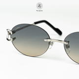  Gọng khoan không viền Cartier CT0829s dáng oval titanium cao cấp fullbox 