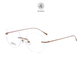 Gọng kính Zay Eyewear 231604 dáng tròn titanium cao cấp