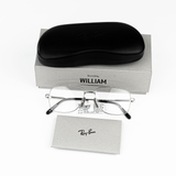  Gọng kính RayBan William 0RX8797 dáng phi công titanium chính hãng fullbox 