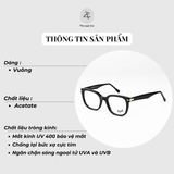 Gọng kính Persol PO 3263V dáng vuông Acetate phong cách thời trang cao cấp