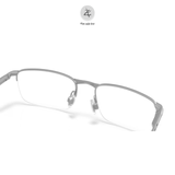  Gọng kính nửa khung Oakley Barrelhouse 0.5 0OX3174 dáng chữ nhật kim loại C-5™ Alloy chính hãng fullbox 