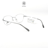 Gọng kính AkiraZenshi 33052 dáng mắt mèo titanium chính hãng
