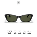  Gọng kính RayBan Lady burbank 0RB2299 dáng mắt mèo nhựa Acetate chính hãng fullbox 