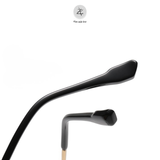  Gọng kính Zay Eyewear 95052 dáng vuông nửa khung Titanium phong cách Hàn Quốc 