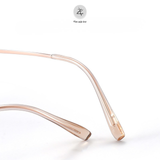  Gọng kính Zay Eyewear 33023 dáng mắt mèo titanium phong cách Hàn Quốc 