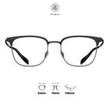  Gọng kính nửa khung Molsion MA7032 dáng vuông nhựa acetate & titanium chính hãng fullbox 