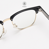  Gọng kính Zay Eyewear LY2326 dáng vuông nửa khung phong cách hàn quốc 