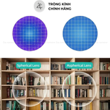  Tròng kính Siêu mỏng chống ánh sáng xanh 1.56, 1.60, 1.67 Nikon Lite AS Pure Blue UV Nhật Bản chính hãng 
