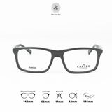  Gọng kính Zay Eyewear Cart dáng chữ nhật nhựa acetate phong cách Hàn Quốc 
