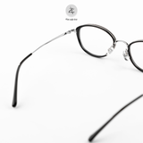 Gọng kính Zay Eyewear M 6212 dáng mắt mèo Titanium phong cách Hàn Quốc