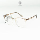  Gọng kính Zay Eyewear TR6612 dáng tròn nhựa TR90 phong cách Hàn Quốc 