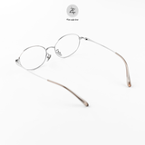  Gọng kính Zay Eyewear 08165 dáng oval Titanium phong cách Hàn Quốc 