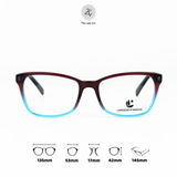  Gọng kính Zay Eyewear W019 dáng vuông nhựa acetate phong cách Hàn Quốc 