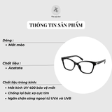  Gọng kính Coach 0HC6246F dáng mắt mèo nhựa Acetate chính hãng fullbox 