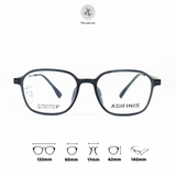  Gọng kính Asifinis 8001 dáng vuông nhựa TR90+Titanium phong cách Hàn Quốc 