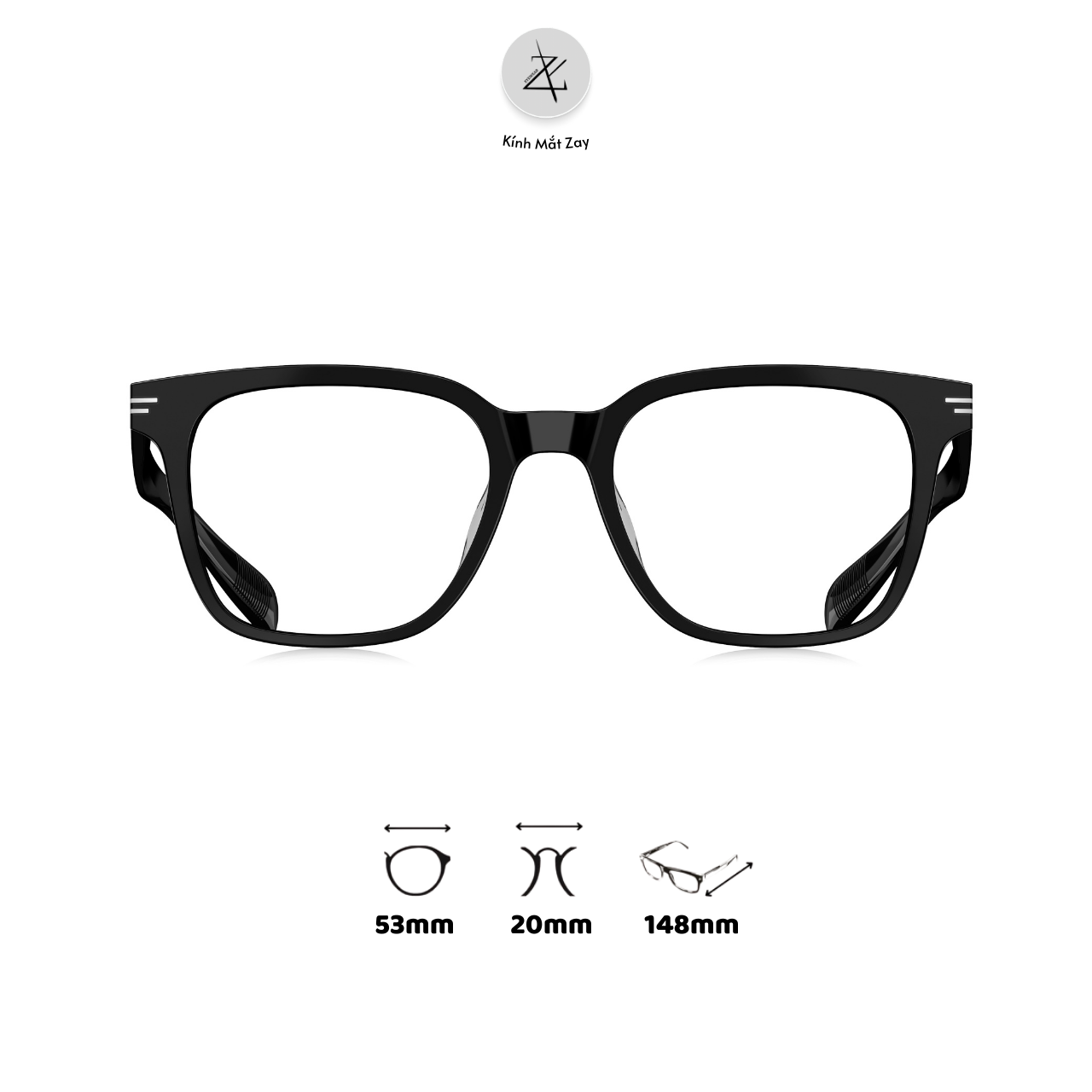  Gọng kính Bolon BJ3226 dáng vuông nhựa acetate chính hãng fullbox 