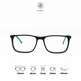  Gọng kính Zay Eyewear Hunt dáng vuông nhựa acetate phong cách Hàn Quốc 