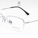 Gọng kính Romano Titan 3008 dáng chữ nhật titanium phong cách thời trang cao cấp