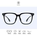  Gọng kính Zay Eyewear 9003 dáng vuông nhựa TR90 phong cách hàn quốc 