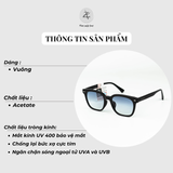 Kính mát Parim 76047 dáng vuông Acetate fullbox chính hãng 