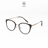  Gọng kính Zay Eyewear 25021 dáng mắt mèo titanium phong cách Hàn Quốc 