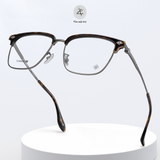  Gọng kính nửa khung Chrome Hearts CH5543 dáng vuông titanium cao cấp fullbox 