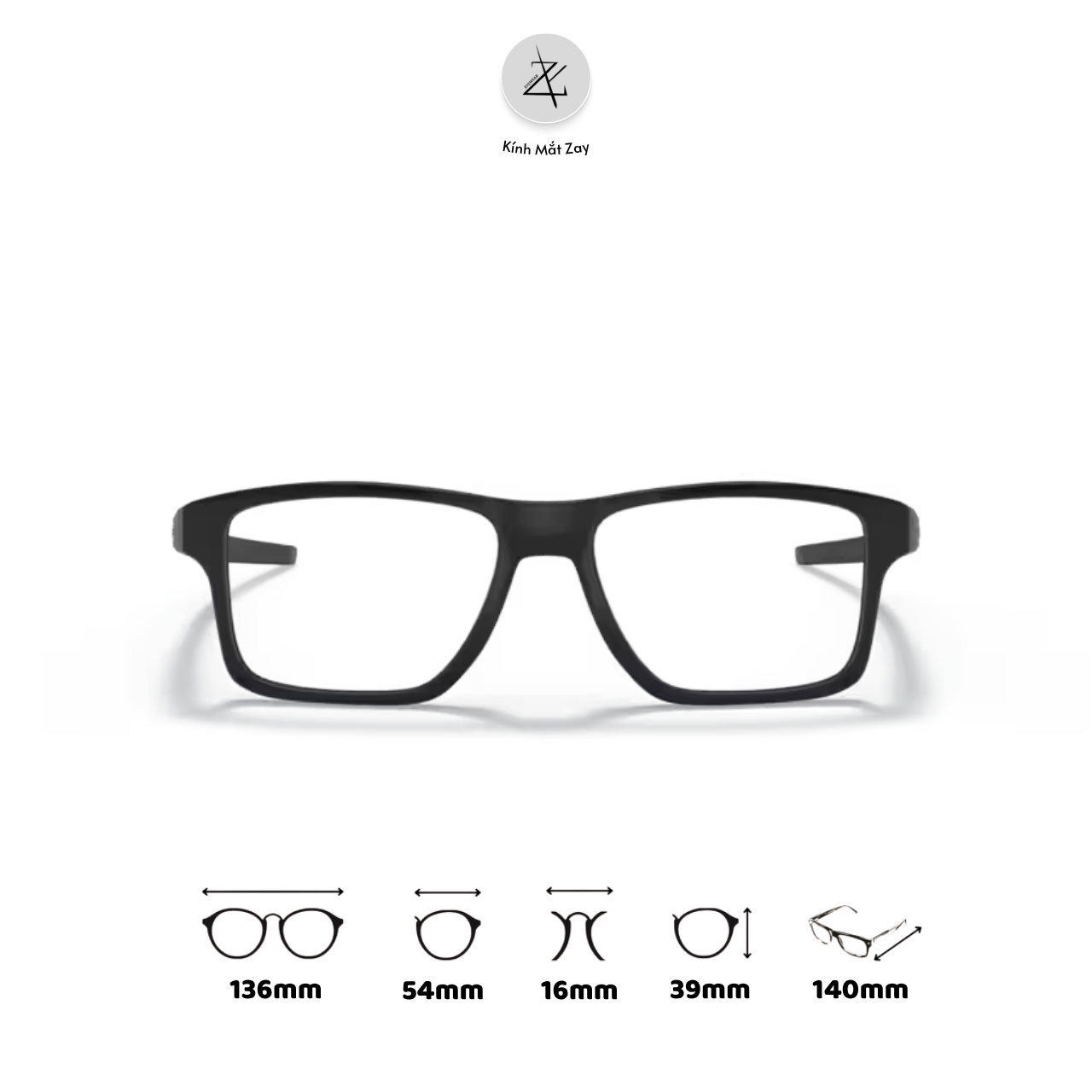  Gọng kính thể thao Oakley Chamfer Squared 0OX8143 dáng vuông O Matter™ chính hãng fullbox 