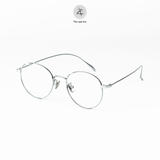  Gọng kính Zay Eyewear 8807 dáng tròn titanium phong cách Hàn Quốc 