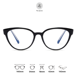  Gọng kính Zay Eyewear 9238 dáng mắt mèo nhựa TR90 phong cách hàn quốc 